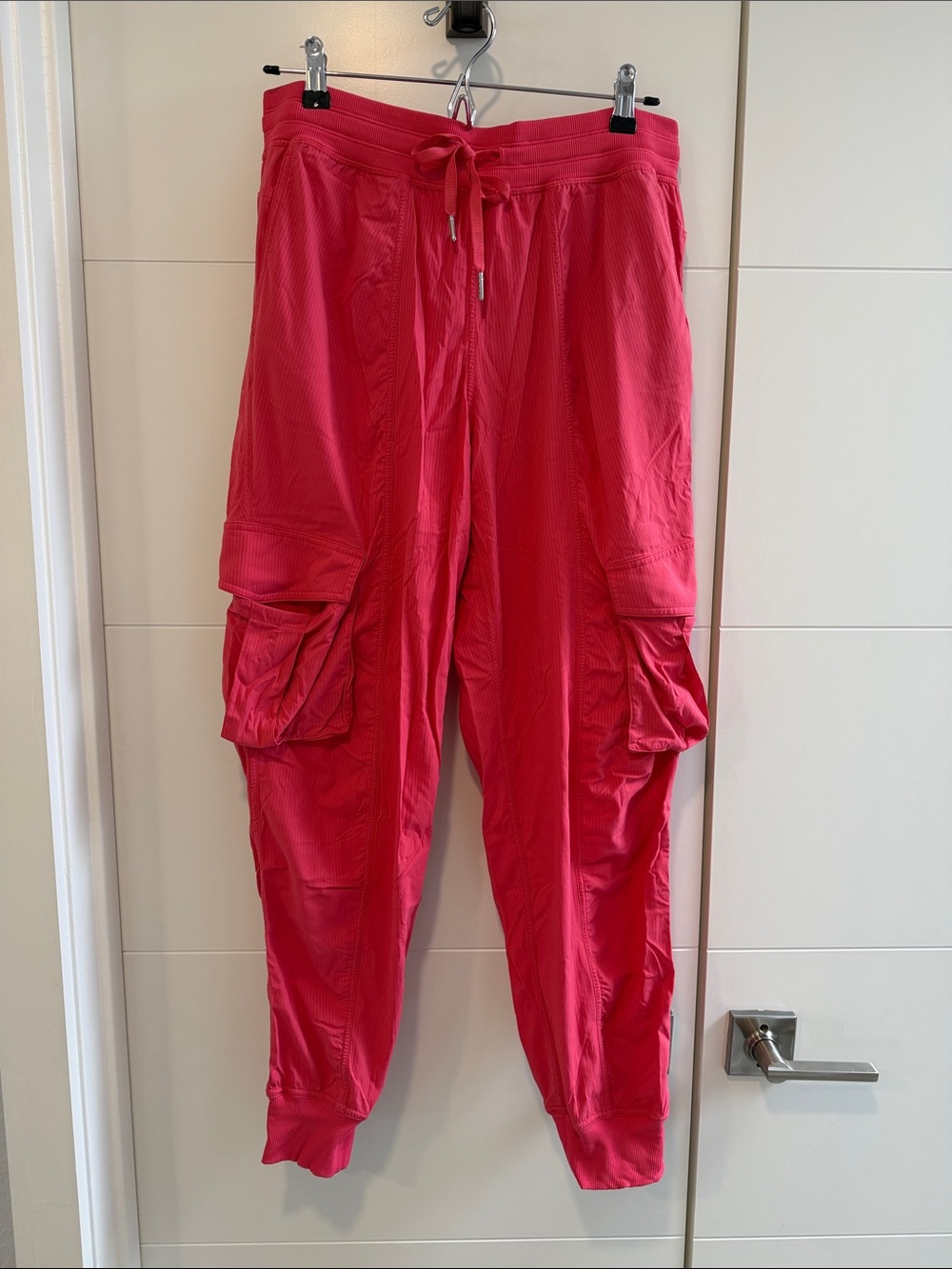 lululemon athletica Bright Pink/Coral Cargo Jogger Pants